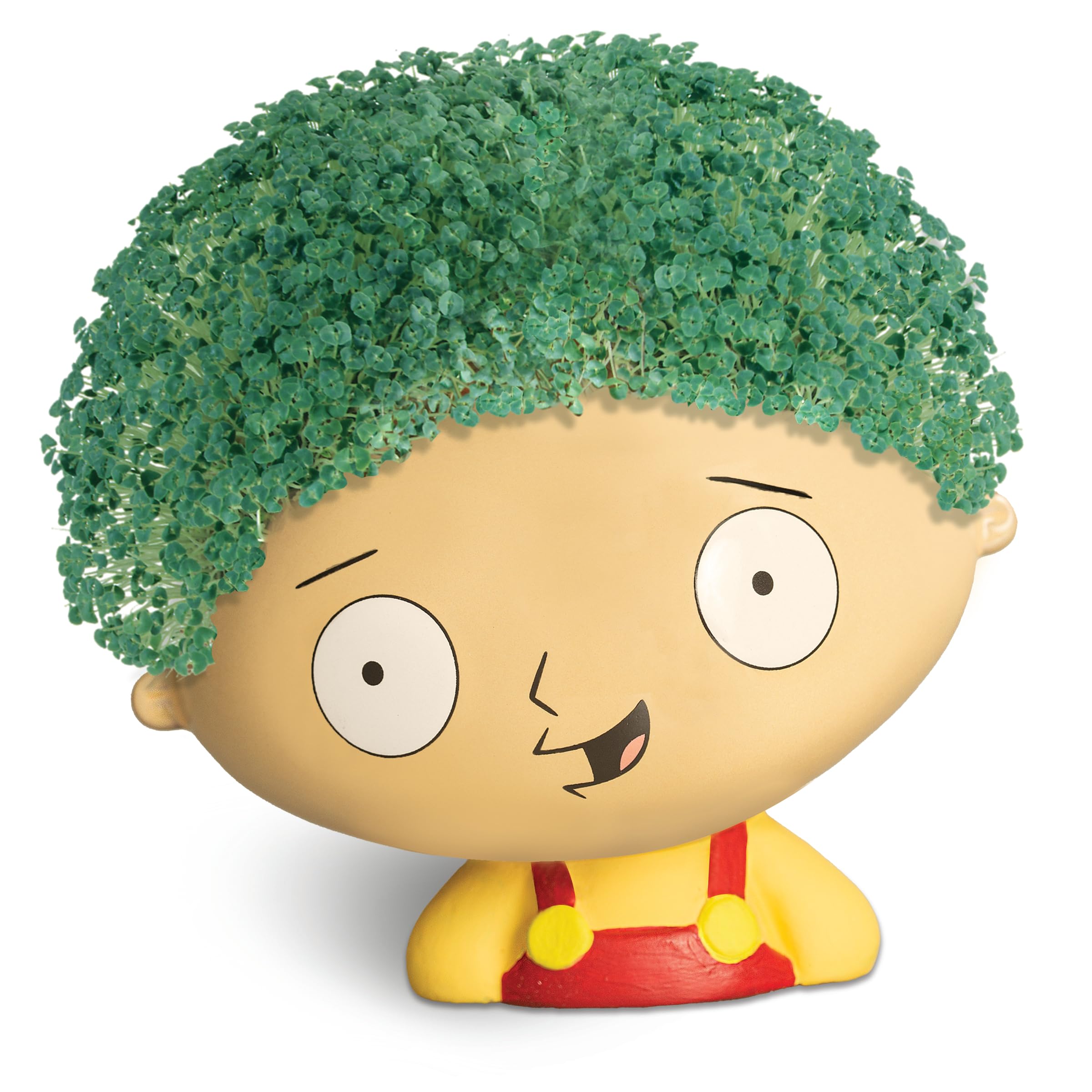 Seed packet included for multiple plantings with Stewie Chia Pet.