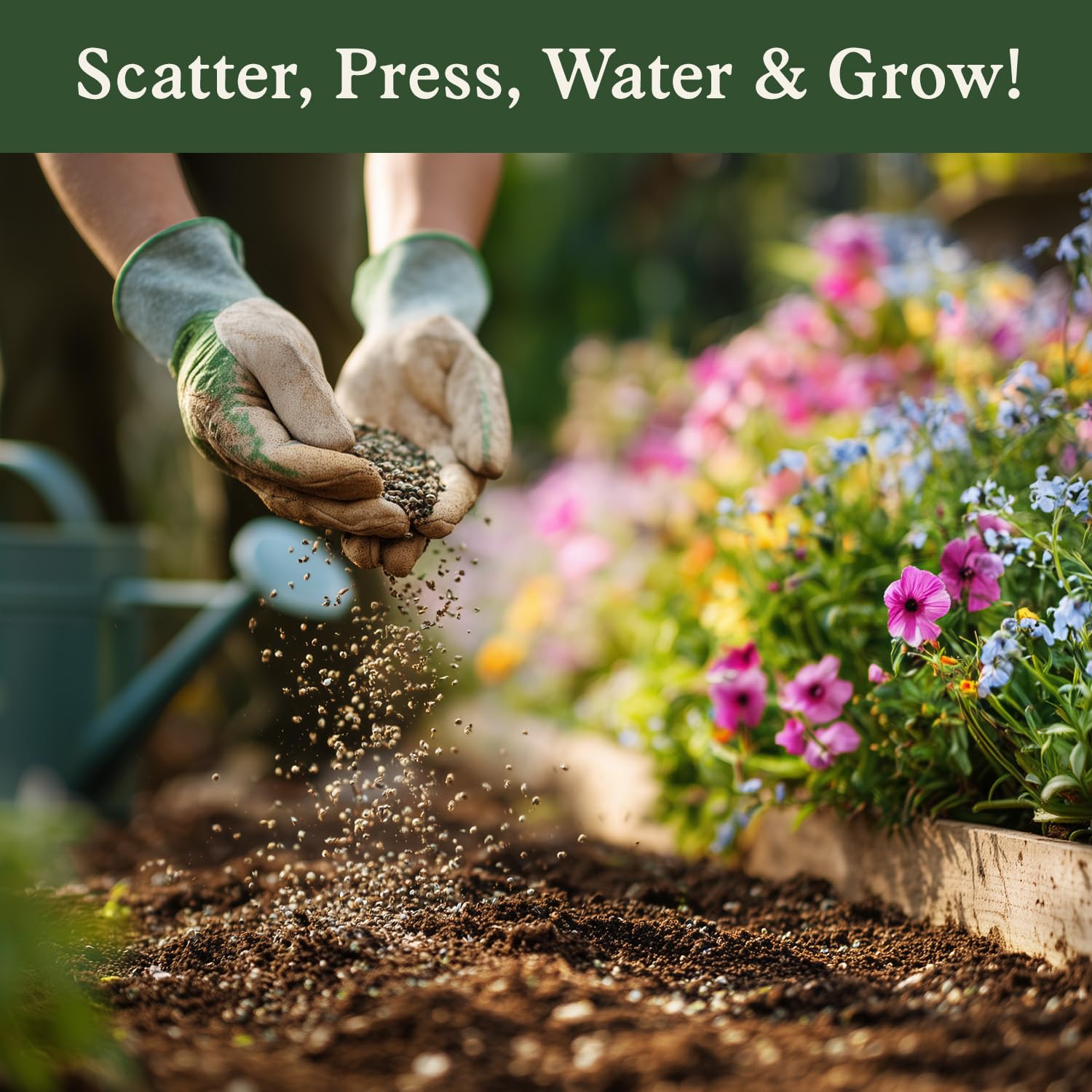 Seedboy Wildflowers thrive from sun to partial shade in diverse yard conditions.