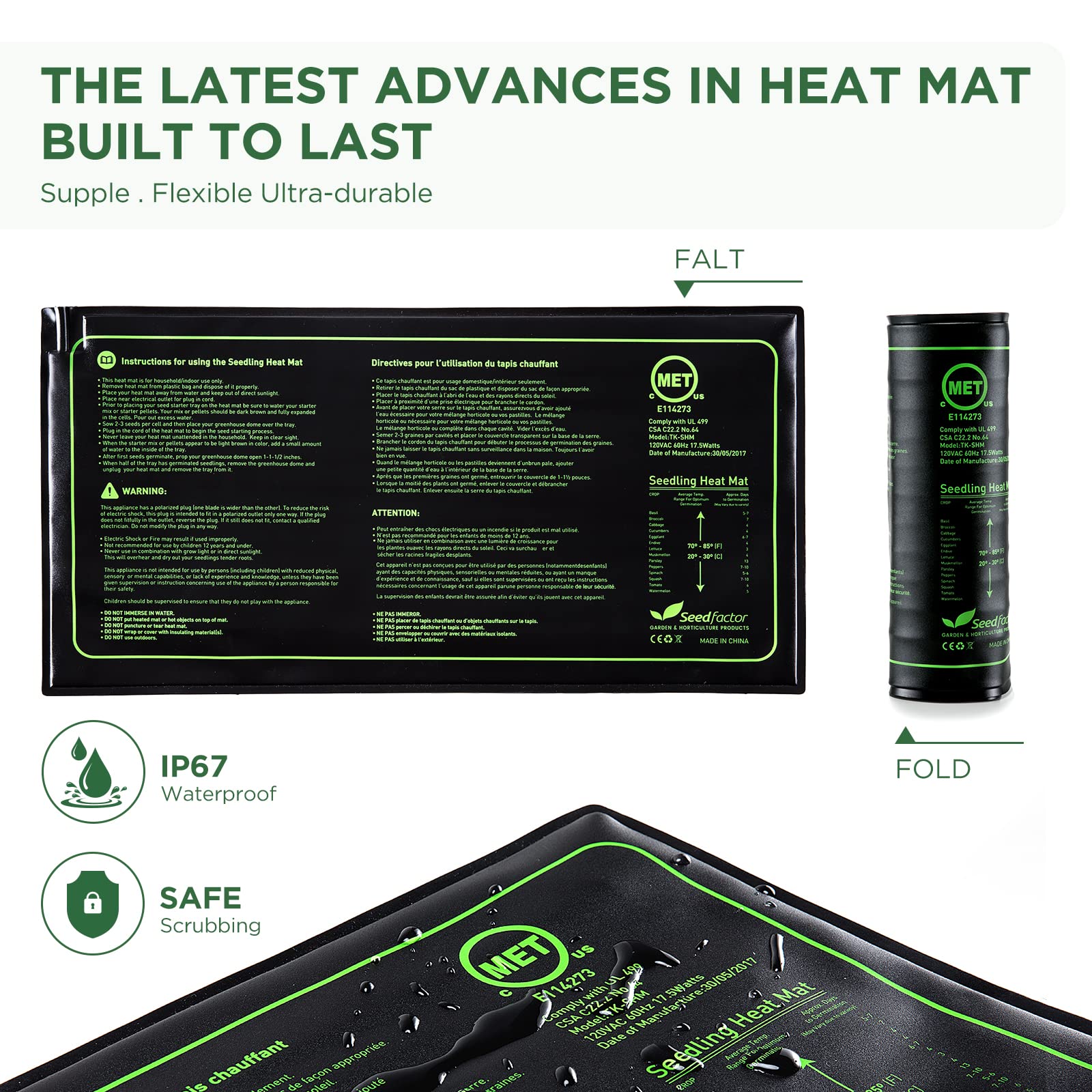 Seedfactor base tray keeps roots contained and clean