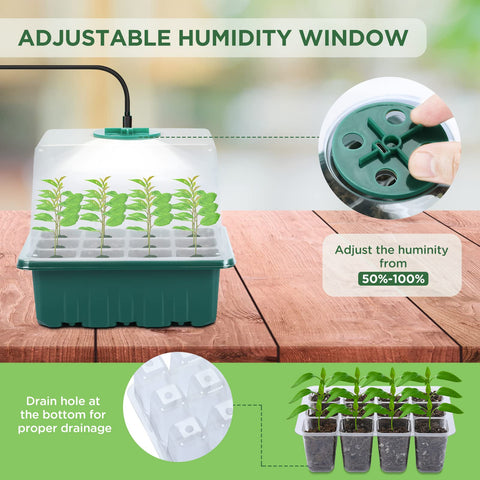Seedfactor MET-certified heated mat ensures safe warmth