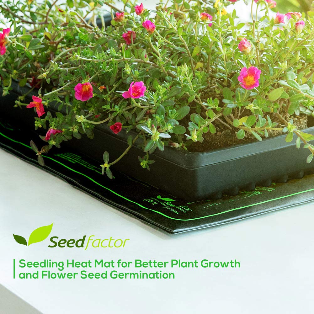 Seedfactor MET-certified seedling heat mat small supports even warmth for small trays