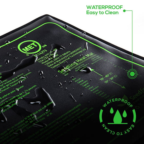 Seedfactor multi-size heat mat fits mini to large trays