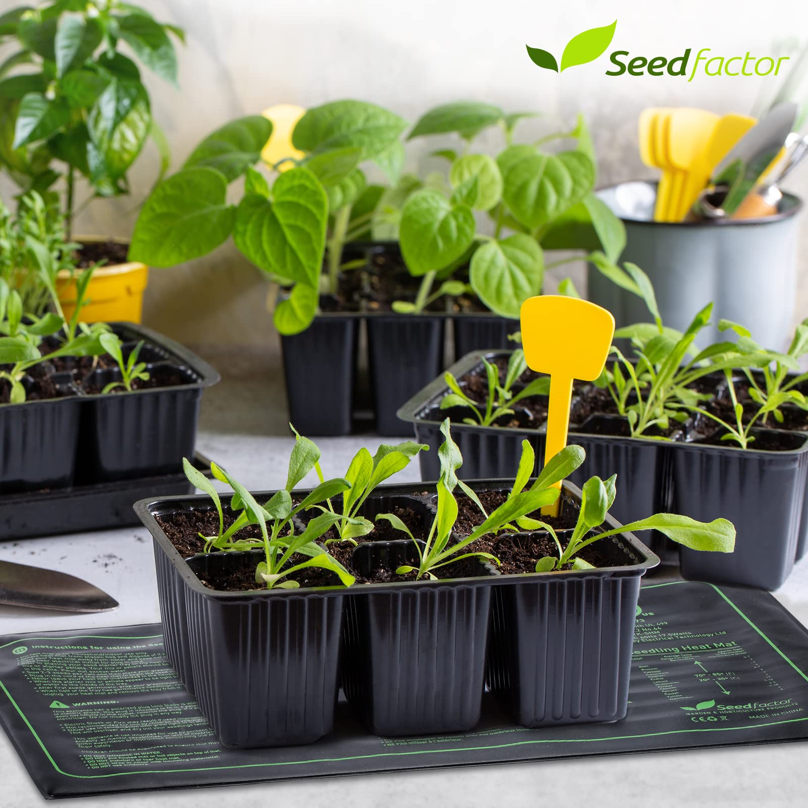 Seedfactor rolled packaging flattens after heat, then stores neatly.