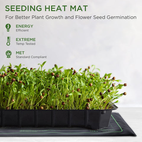 Seedfactor uniform heating film ensures even warmth across trays