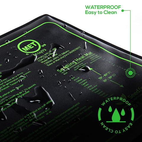 Seedfactor waterproof heat mat highlights rugged indoor use and durability
