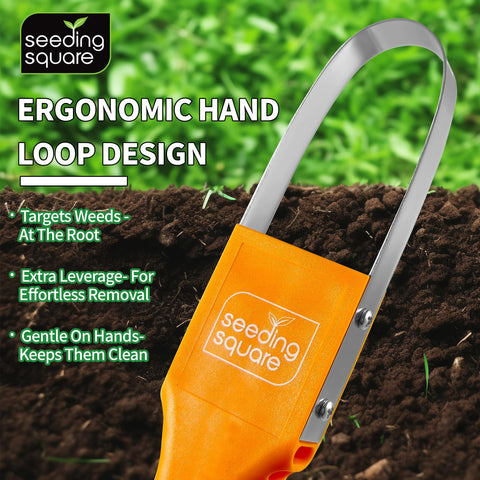 Seeding Square Sneaky Weeder's durable compact build stands up to season after season.