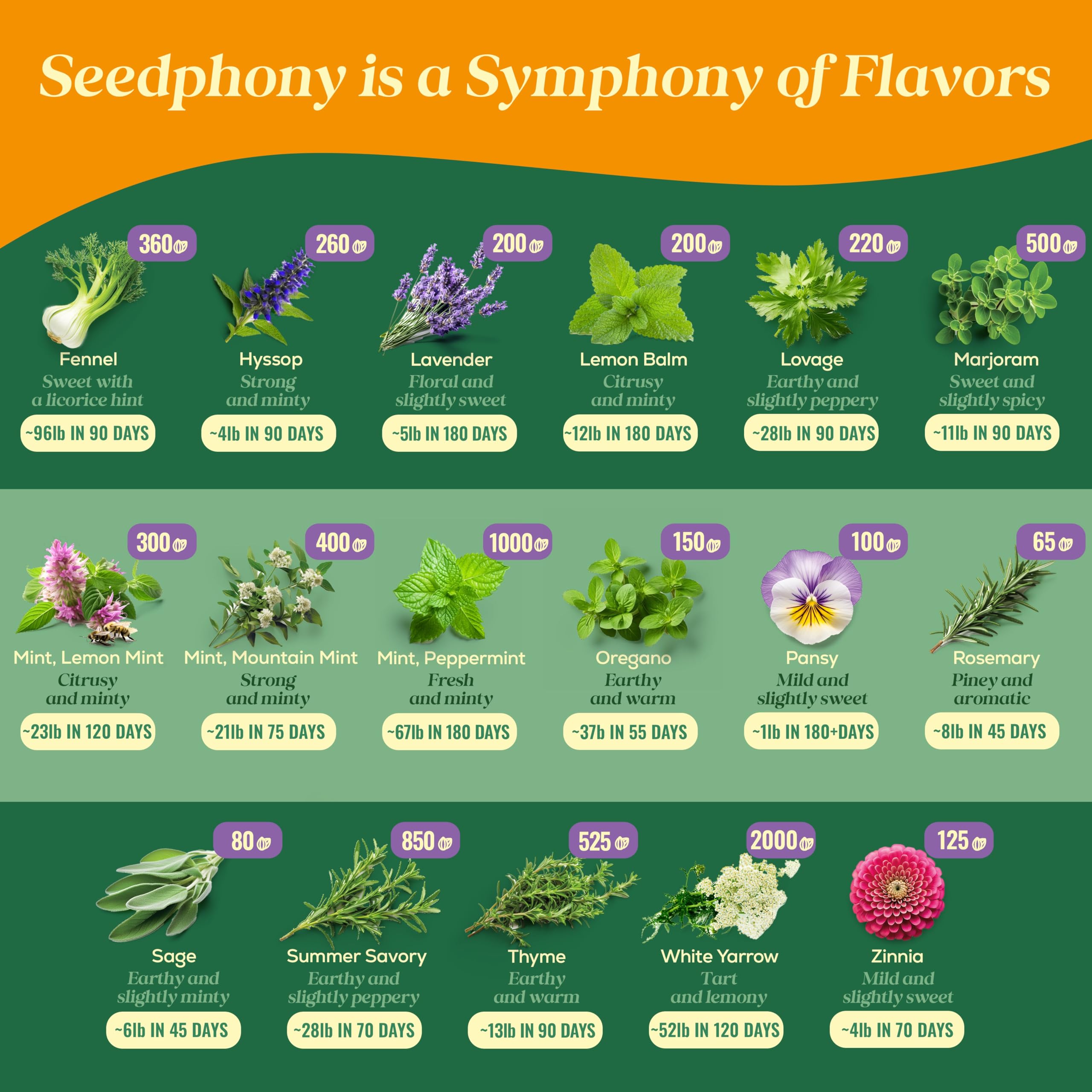 Seedphony waterproof seed bag seal demonstrates freshness retention for long shelf life.