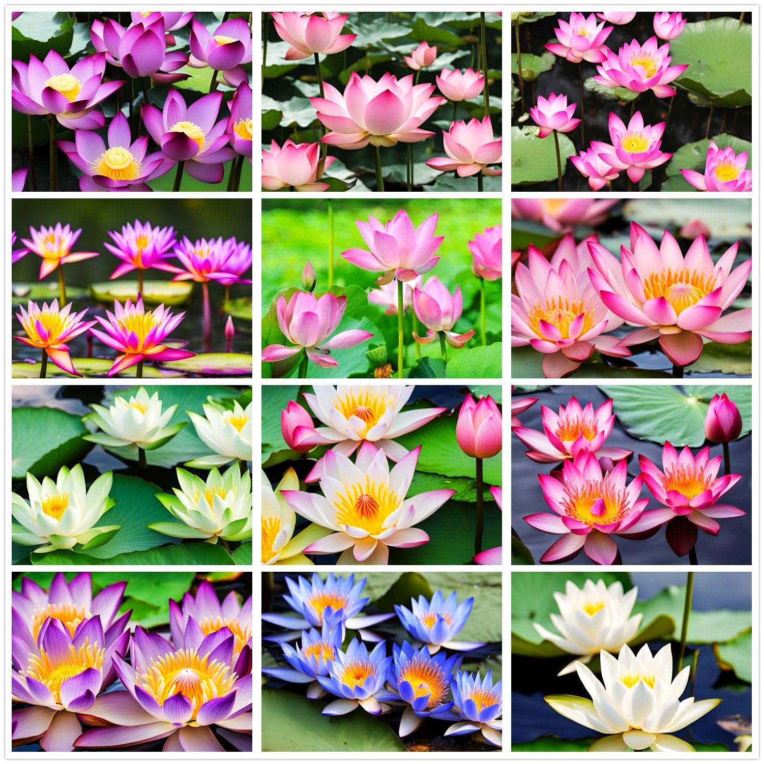 Seeds Of Strength: 30 mixed miniature water lily seeds ready for bowls or ponds.
