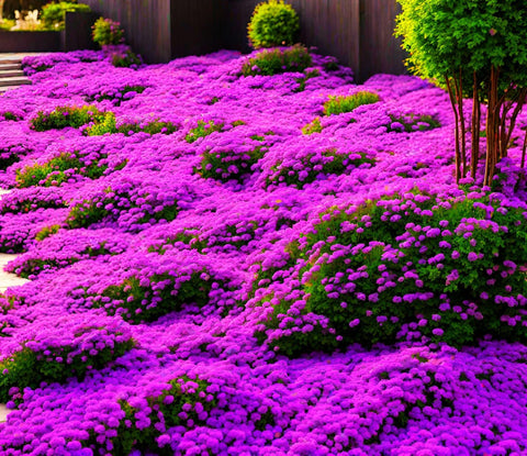 Seeds Of Strength 5000 Creeping Thyme seeds ground cover for drought-tolerant borders.
