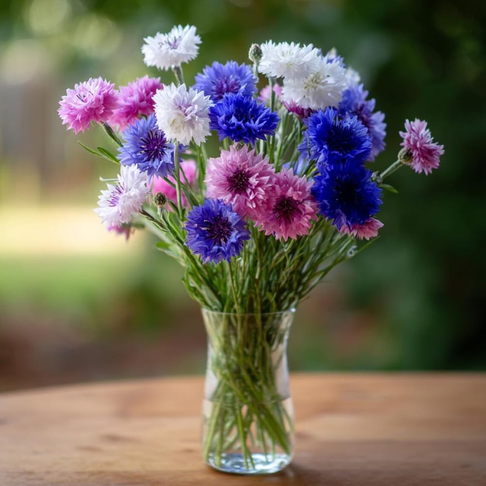 Seeds Of Strength cornflower seedling transplant supports strong growth