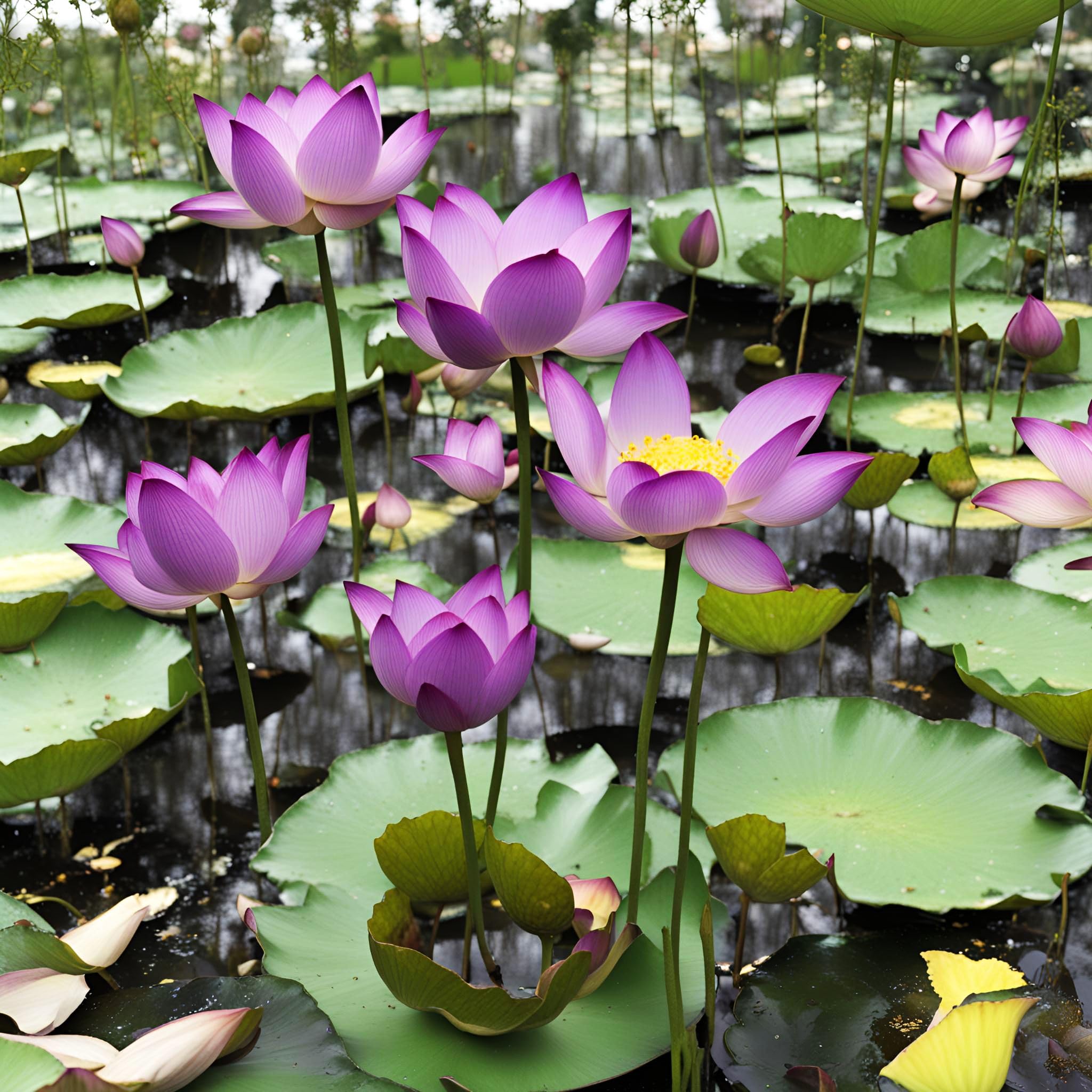 Seeds Of Strength non-GMO water lily seeds thriving indoors and outdoors.