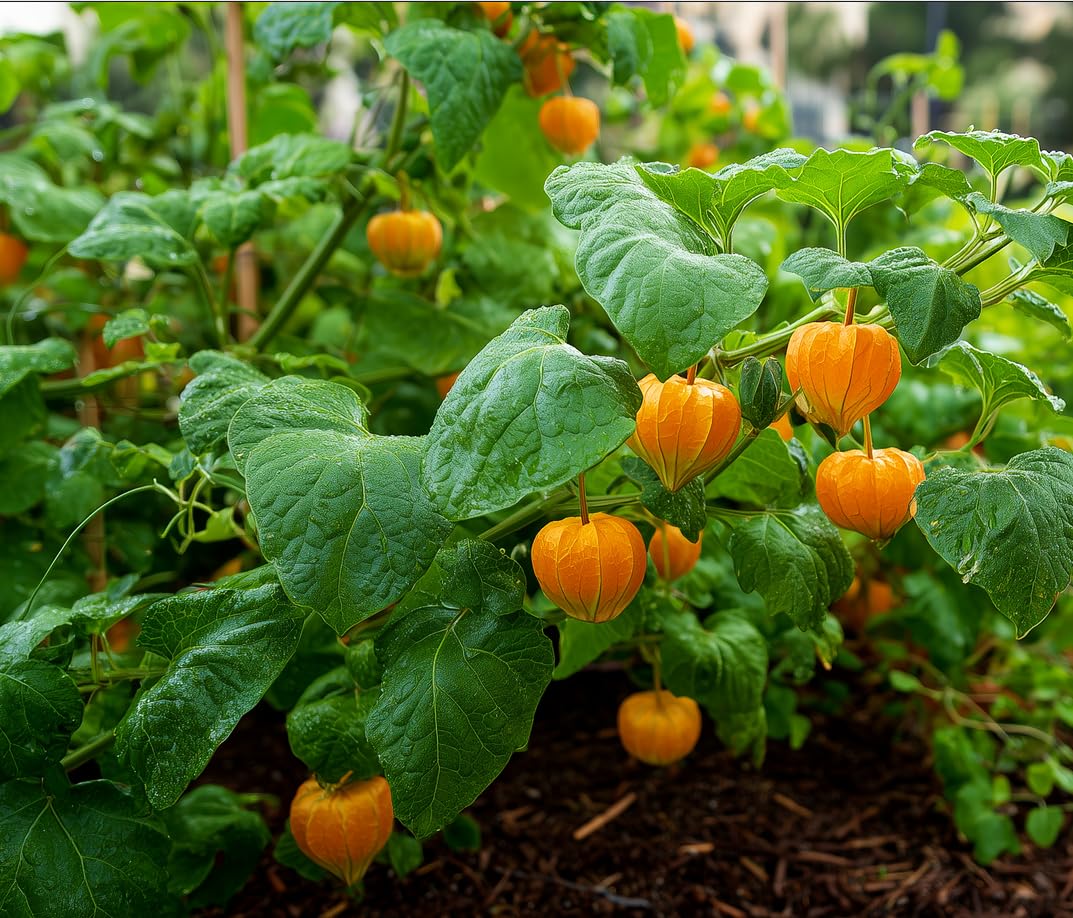 Cape gooseberries in papery husks protected for storage from Seeds Of Strength