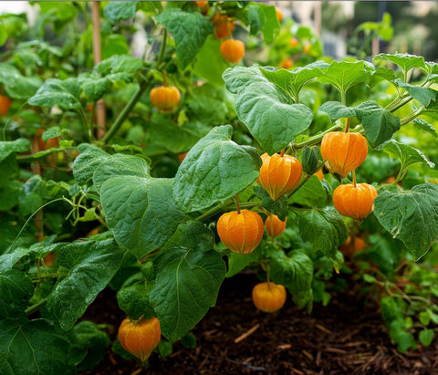 Cape gooseberries in papery husks protected for storage from Seeds Of Strength