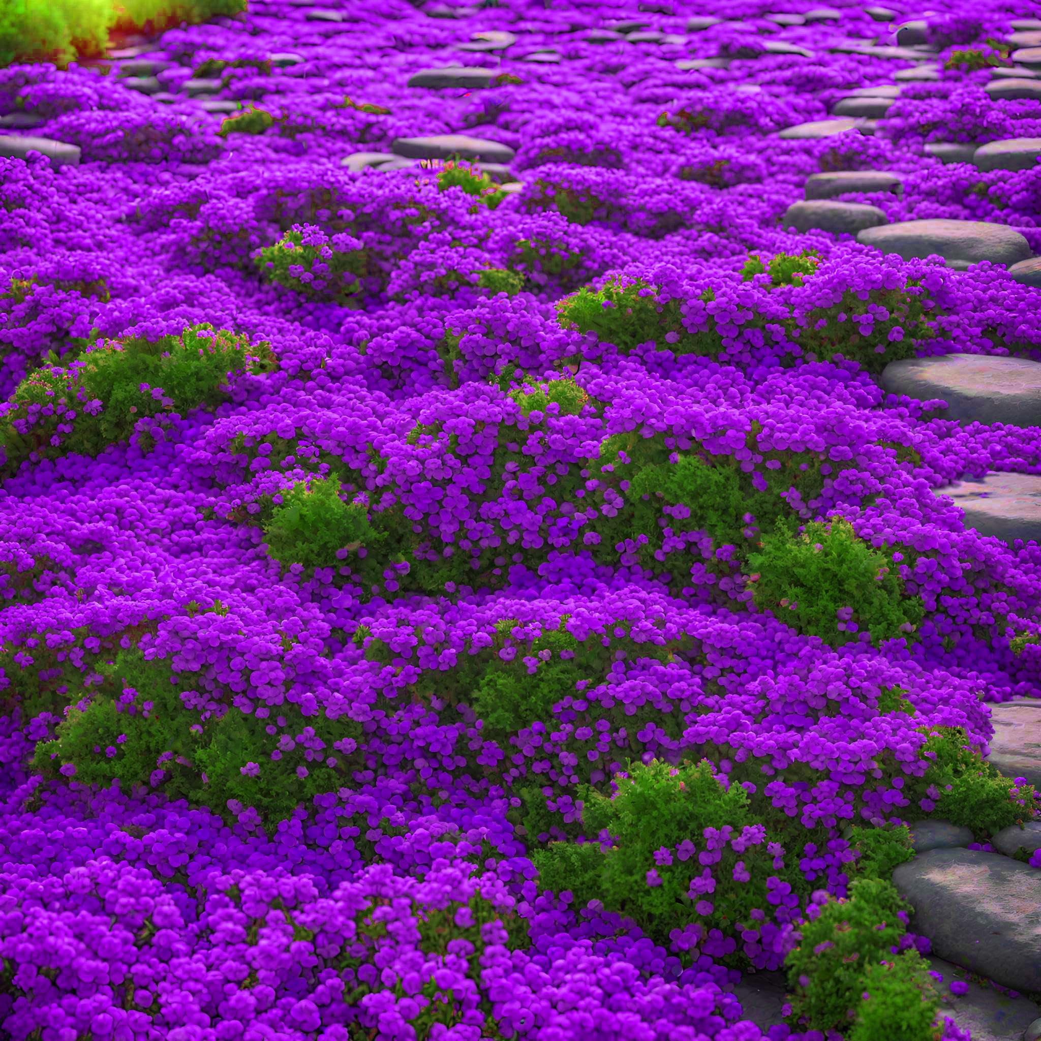 Seeds Of Strength purple creeping thyme seeds in packet, ideal ground cover for borders.