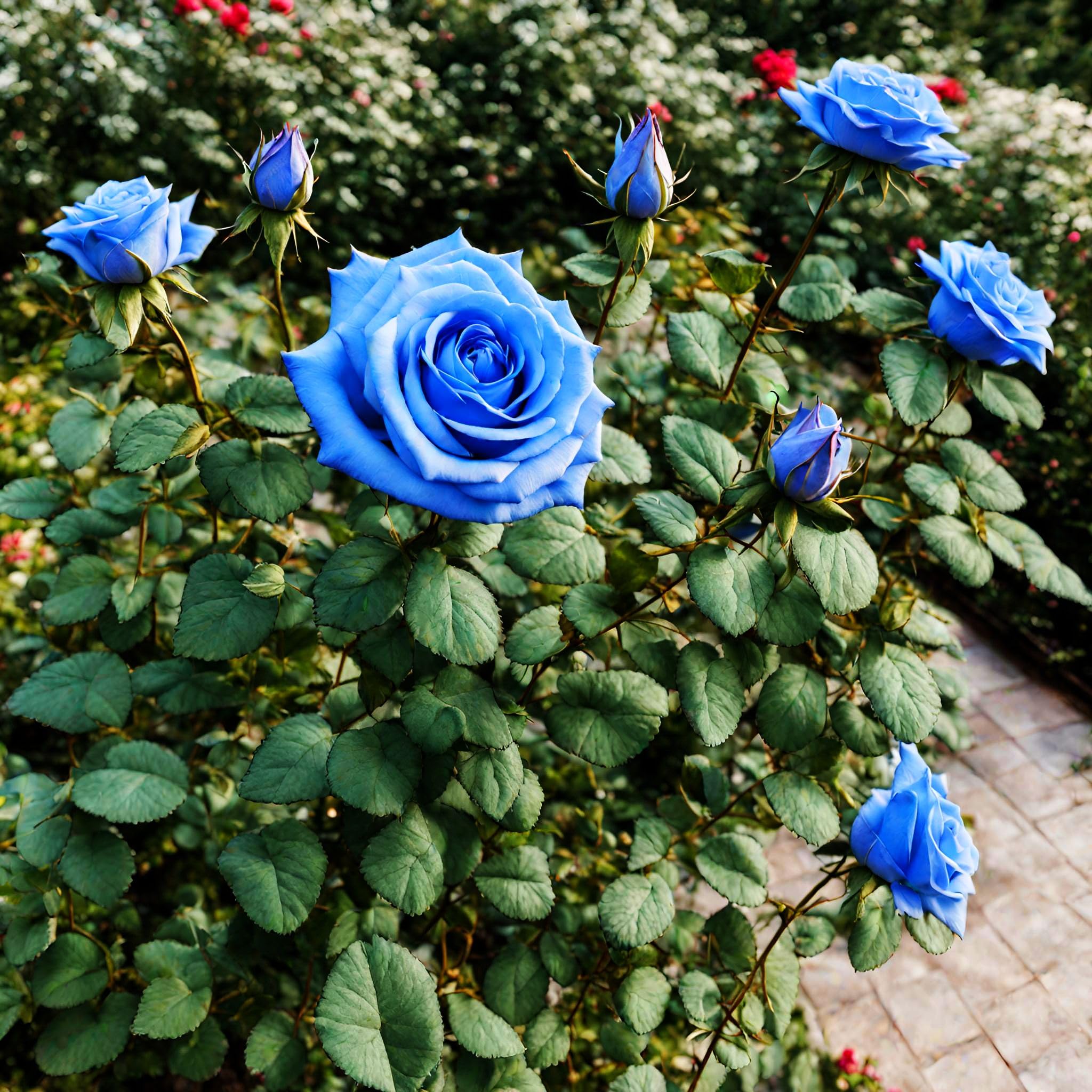 Seeds Of Strength rose plants in container or bed for versatile landscaping.