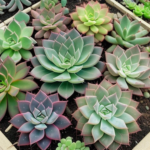 Seeds Of Strength succulent seeds collection setup, ready for planning your indoor garden