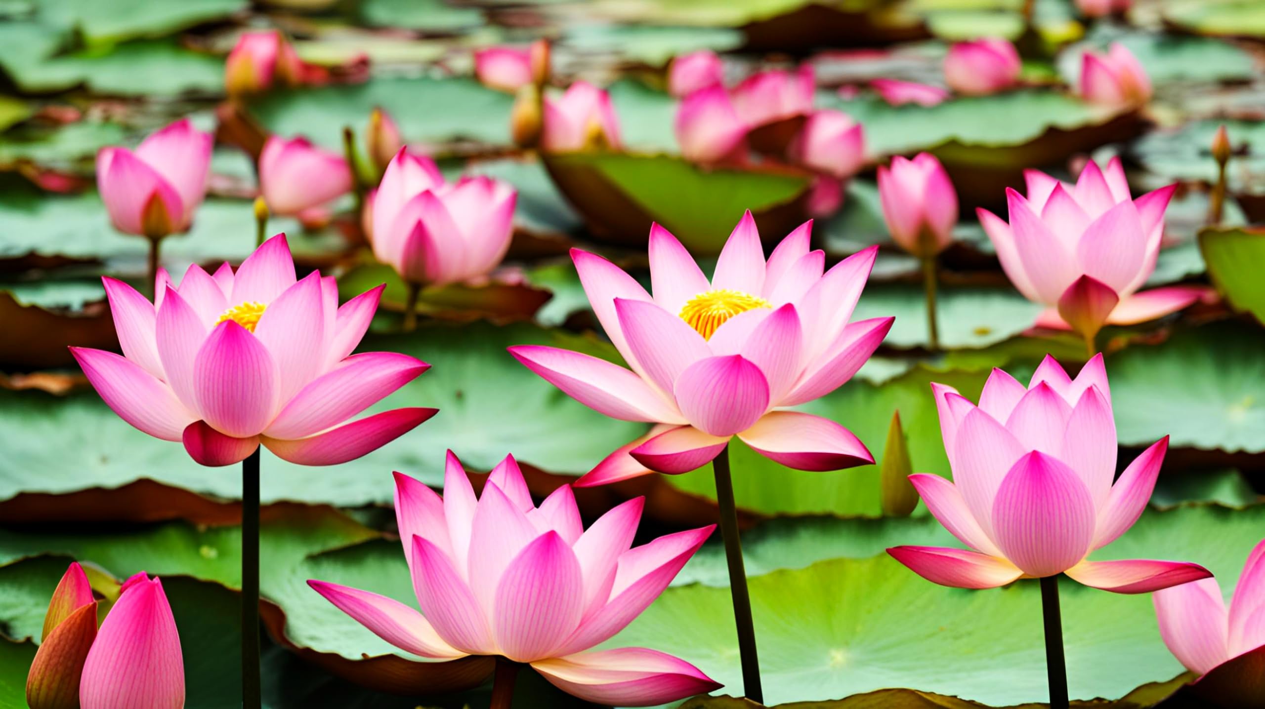Seeds Of Strength vibrant blooms water lilies brighten any bowl or pond.