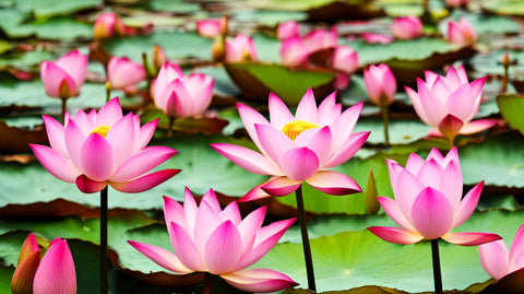 Seeds Of Strength vibrant blooms water lilies brighten any bowl or pond.