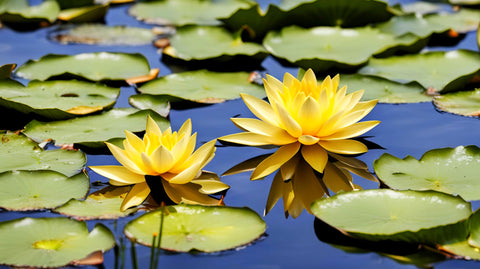 Seeds Of Strength variety-pack seeds showing vivid blooms, ideal for outdoor water gardens.