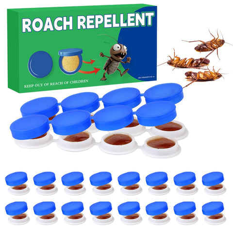 SEEKDIT 16-piece roach bait stations pack for discreet indoor use