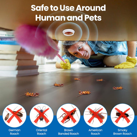 SEEKDIT advanced formulation targets multiple cockroach species for reliable results.