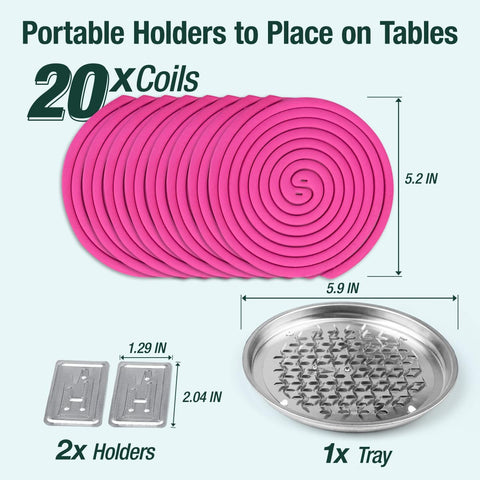 SEEKDIT coil stands elevate burning coils for safe outdoor use