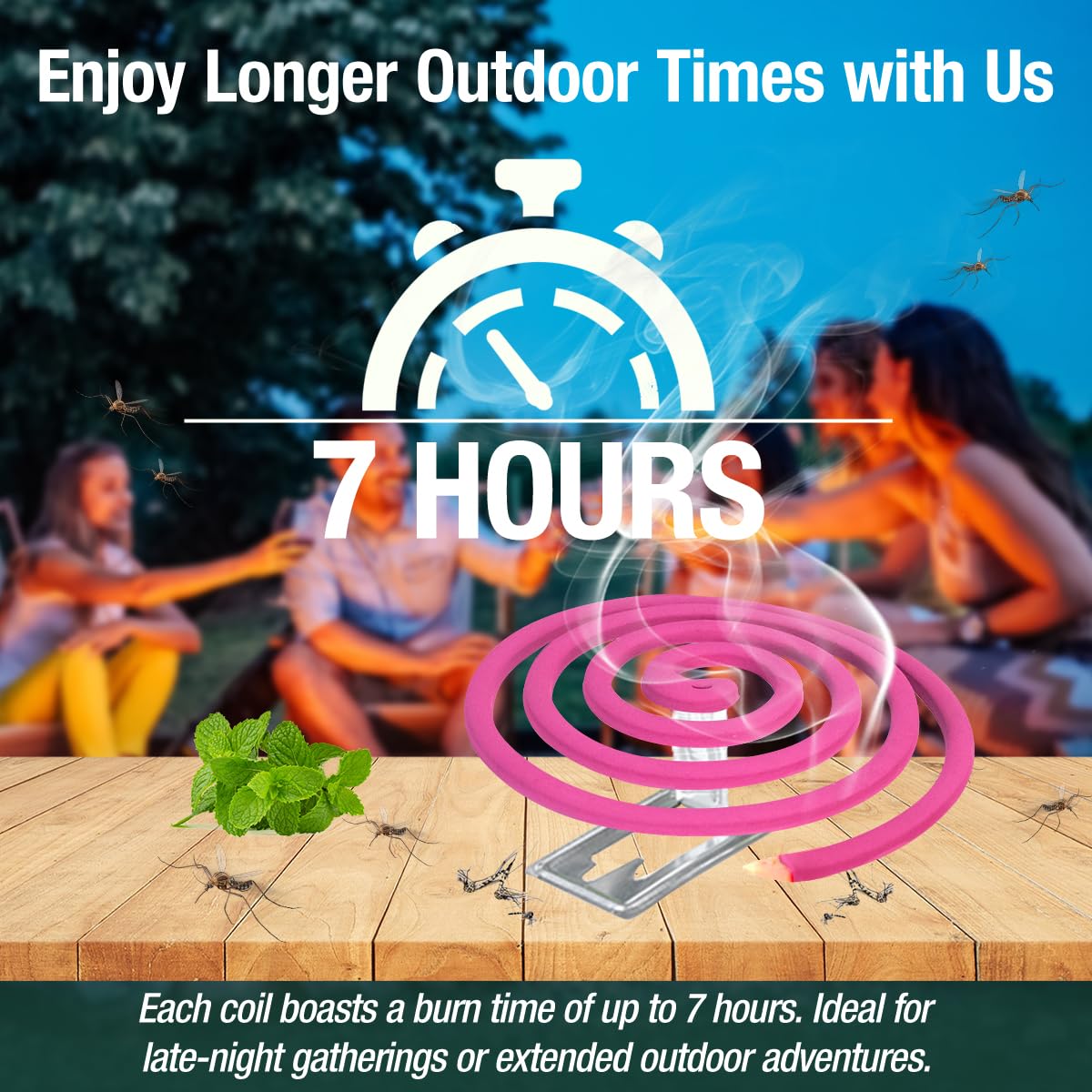 SEEKDIT plant-based coils suit patios and yards for meals outdoors