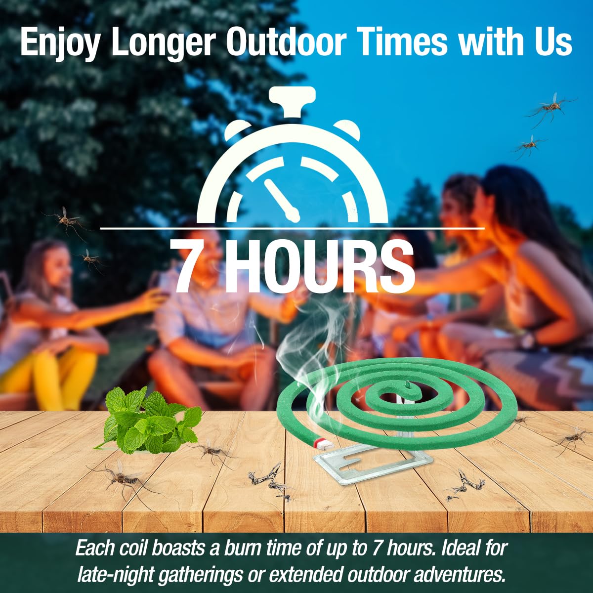 SEEKDIT natural blend of citronella and lemongrass keeps insects away.
