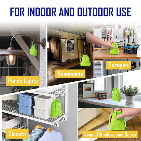 SEEKDIT hanging spider repellent pouch for easy, mess-free placement.