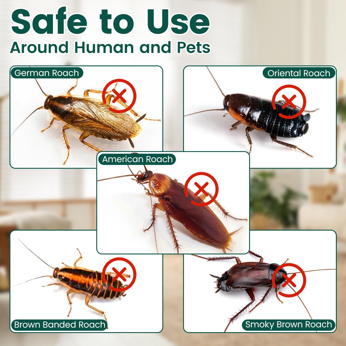SEEKDIT placement stickers accompany the roach gel bait for flexible deployment