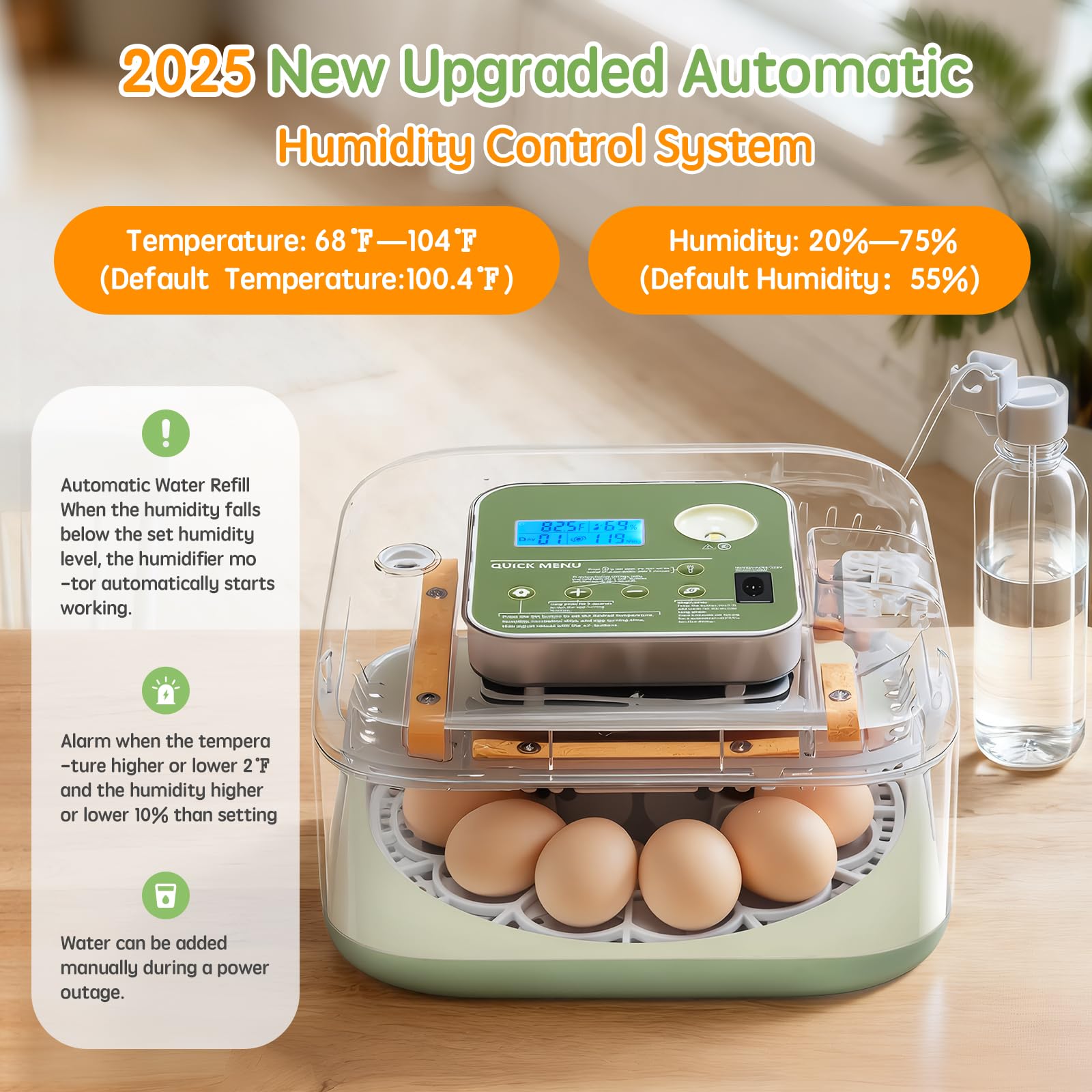 Seektain incubator auto turner enables 360 degree rotation for safe hatch