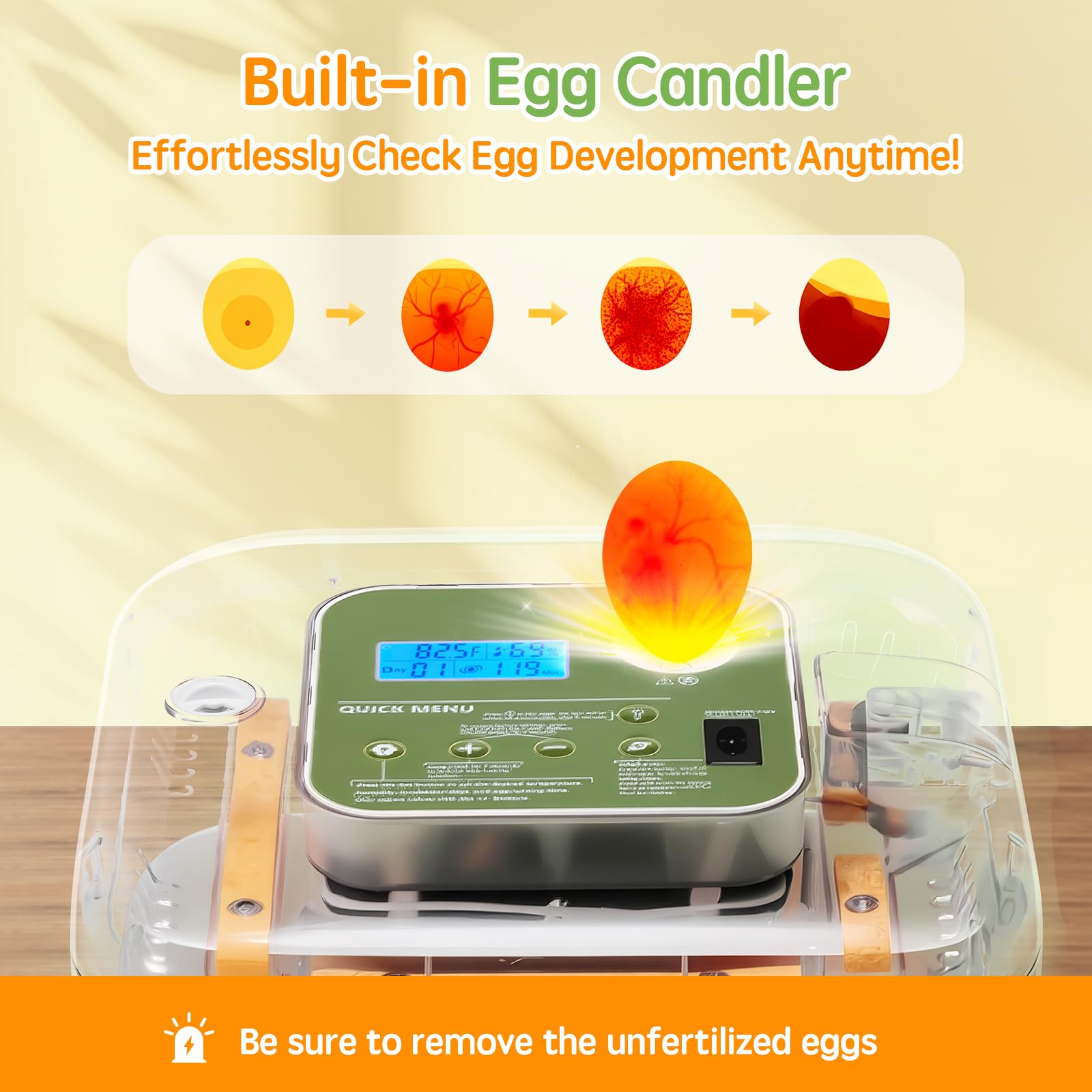 Seektain easy clean design simplifies maintenance after hatch
