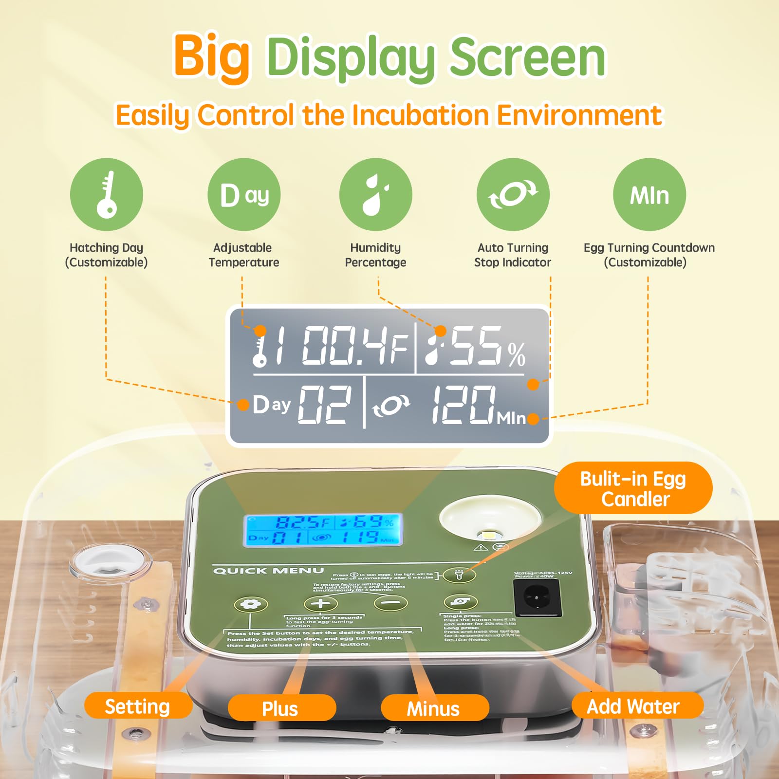 Seektain humidity control maintains stable incubation environment