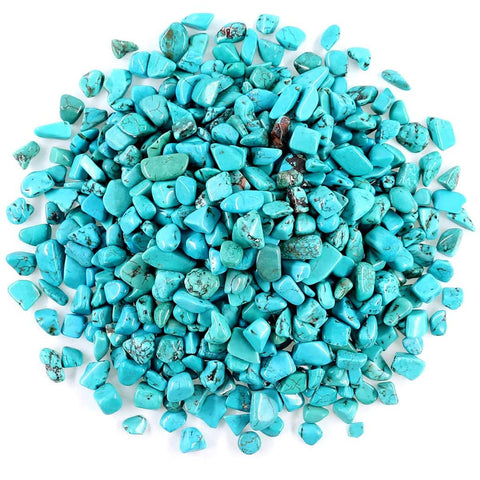 SEEKUP decorative quartz pebbles turquoise irregular shapes for home decor and scene setting