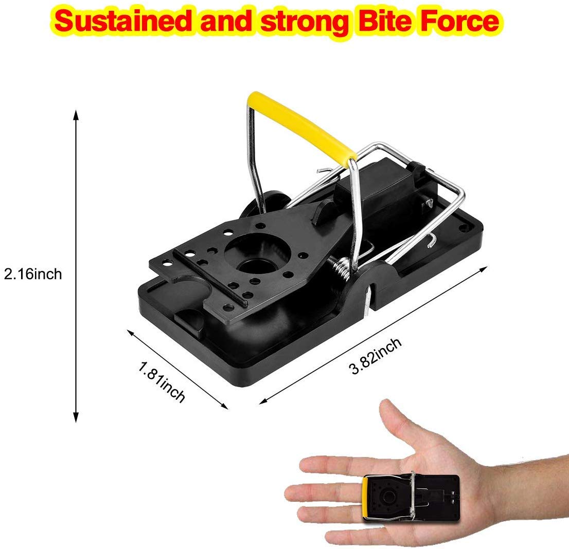 SEEPIS reusable trap features durable plastic and stainless steel for longevity.