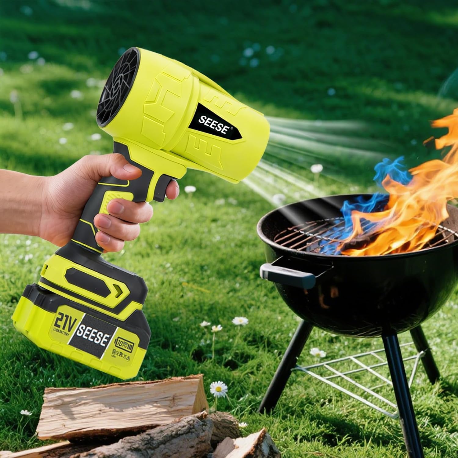 SEESE Turbo Jet doubles as a car dryer after washing