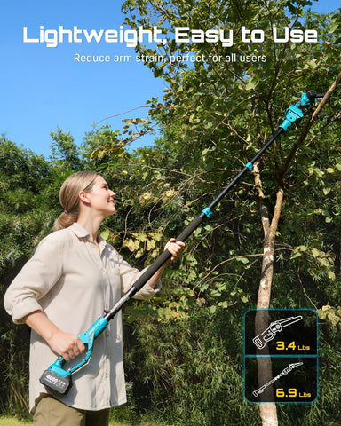 SEESII 20V cordless design keeps yards clean without cords