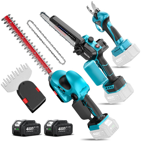 SEESII 6-inch chainsaw in action for branch trimming