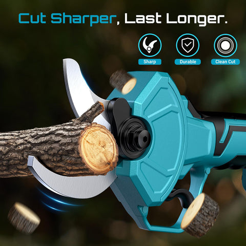 SEESII pruning shears offer 4 adjustable cut modes for varying branch sizes