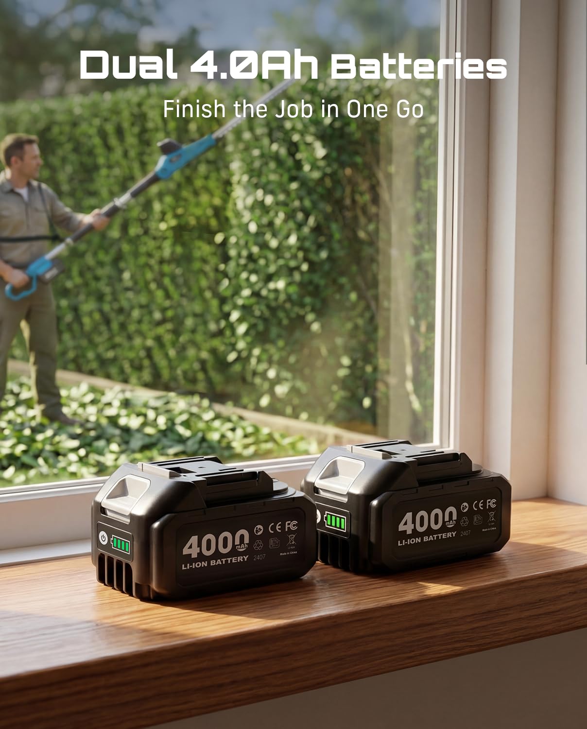 Seesii 600W motor delivers steady power up to 1200 RPM.