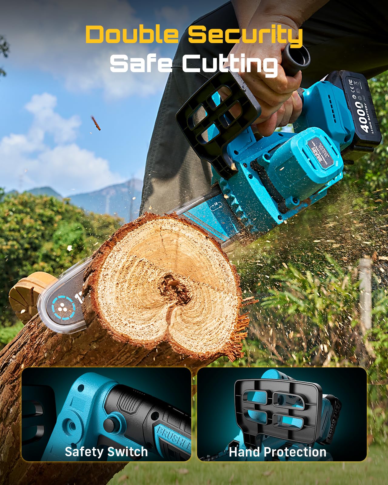 Seesii 60mL oil tank reduces downtime during trimming