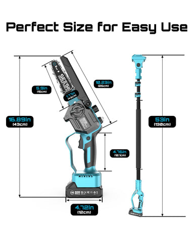 Seesii adjustable cutting head for awkward angles and precise cuts