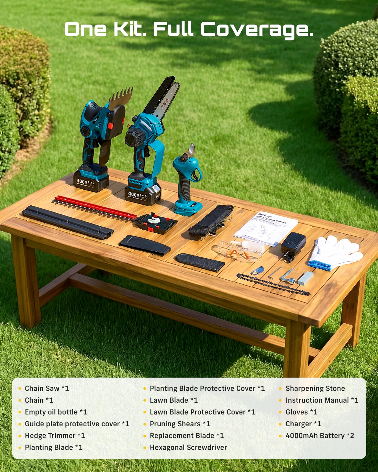 SEESII all-in-one garden tool kit for homeowners