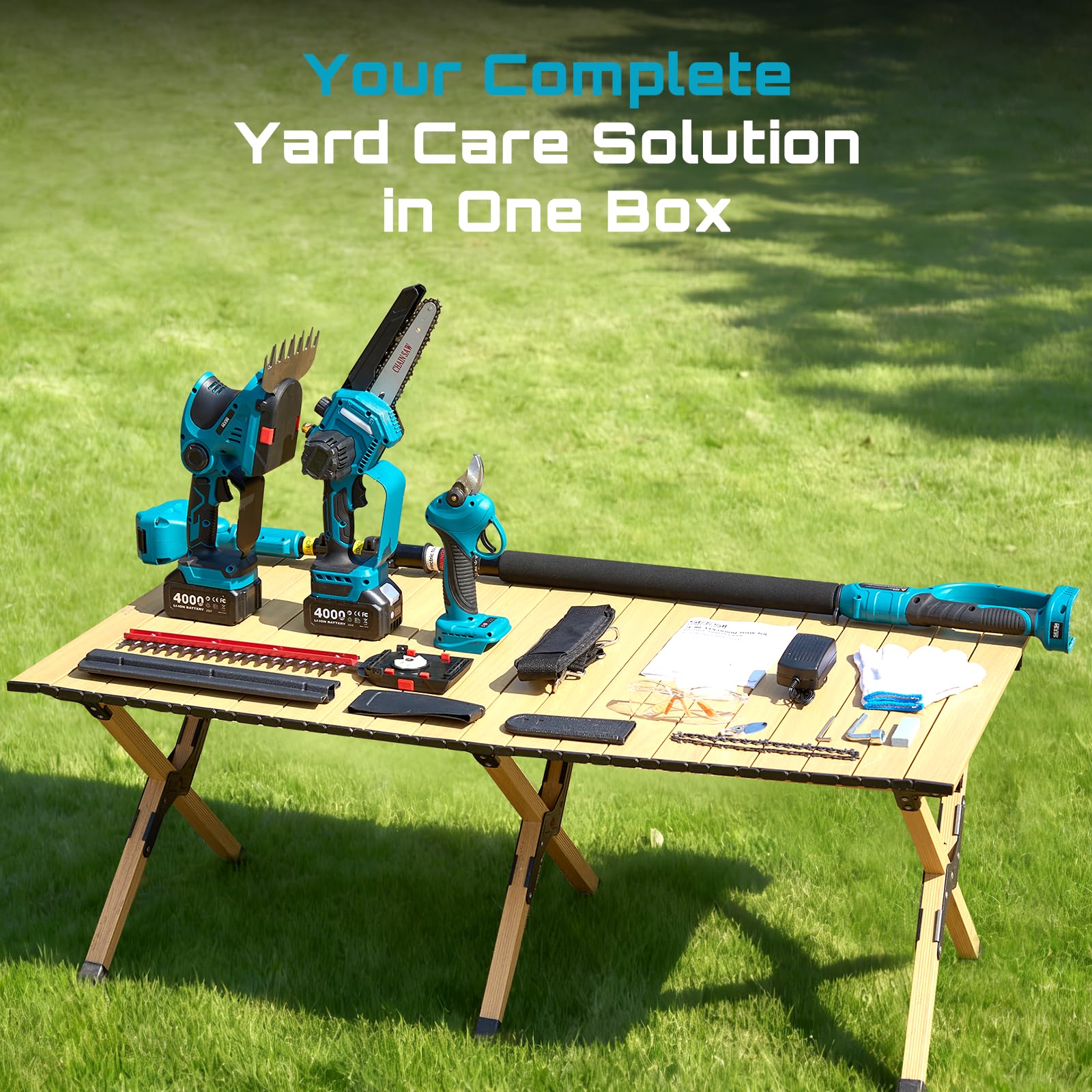 SEESII all-in-one yard tool kit simplifies garden tasks.