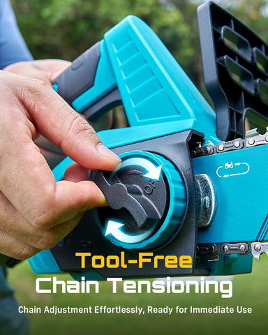 Seesii auto-oiling system keeps the chain cool during heavy cutting