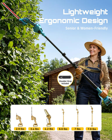 SEESII detachable mini-chainsaw mode for ground wood cutting