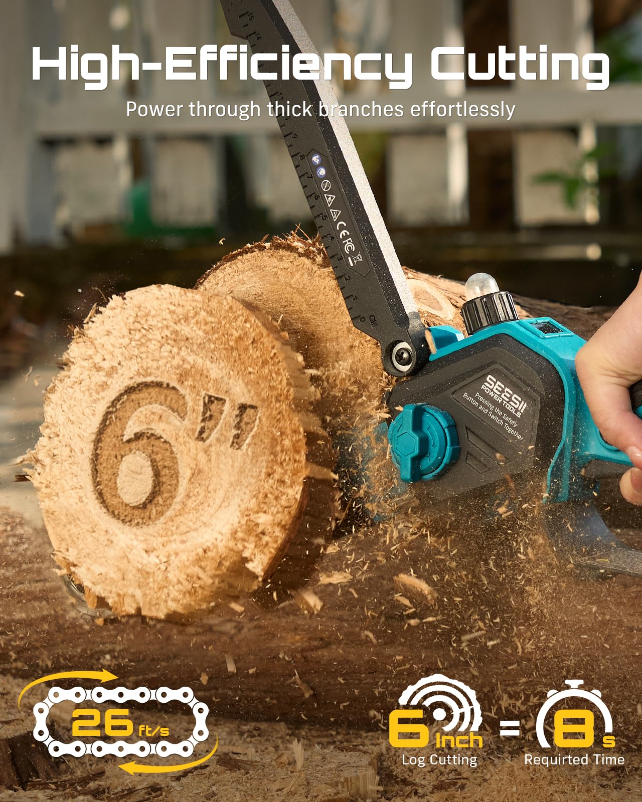 SEESII fast charger minimizes downtime between pruning tasks