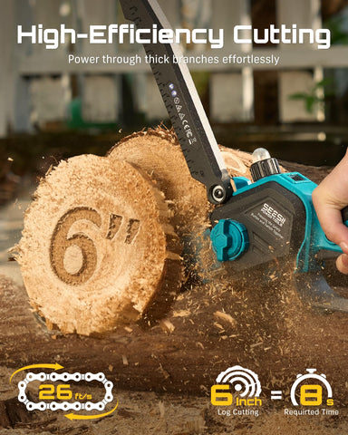 SEESII fast charger minimizes downtime between pruning tasks
