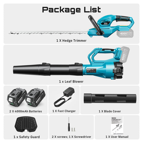 Full SEESII kit including batteries, charger, and accessories