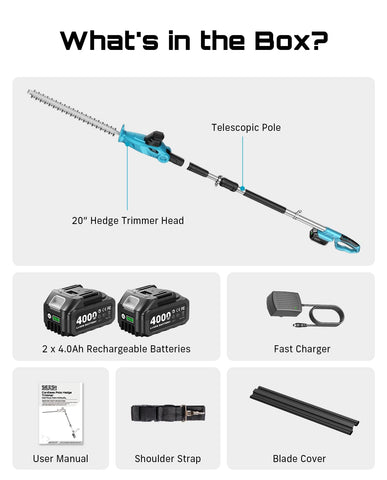 Seesii included accessories support ready trimming from the start.